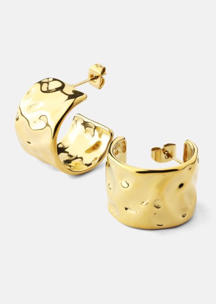 Pendiente Luna - 18k Chapado en oro