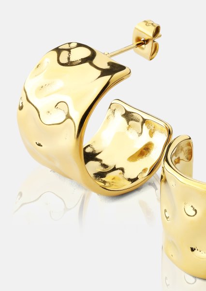 Pendiente Luna - 18k Chapado en oro