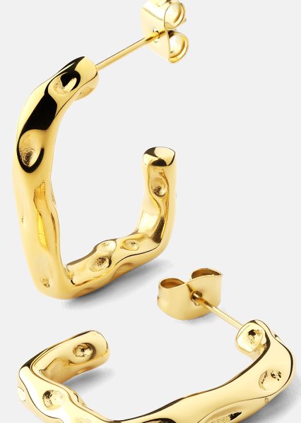Pendiente Sculptura - 18k Chapado en oro