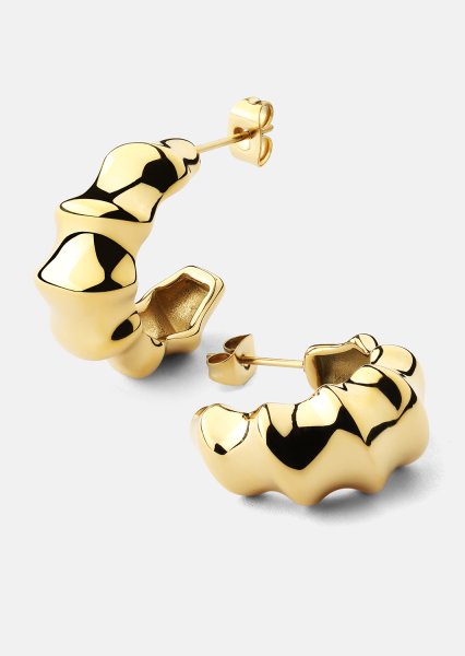 Pendientes Gaia – 18k Chapados en oro