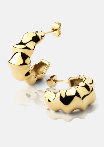 Pendientes Gaia – 18k Chapados en oro