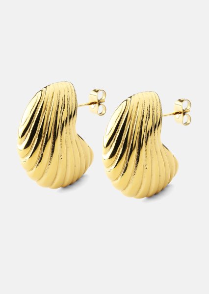 Pendiente Oceana - 18k Chapado en oro