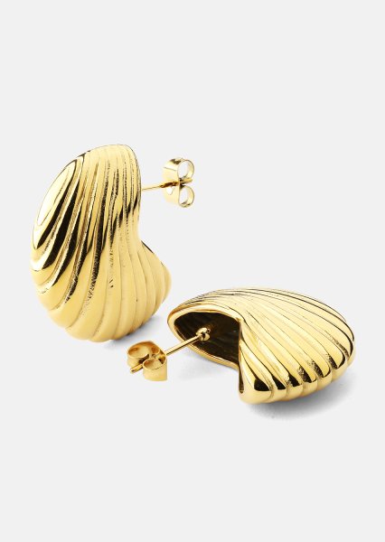 Pendiente Oceana - 18k Chapado en oro
