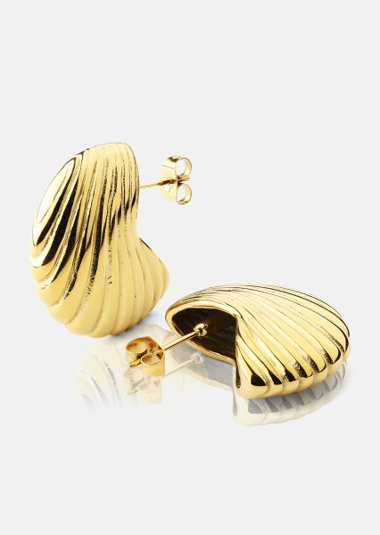 Pendiente Oceana - 18k Chapado en oro