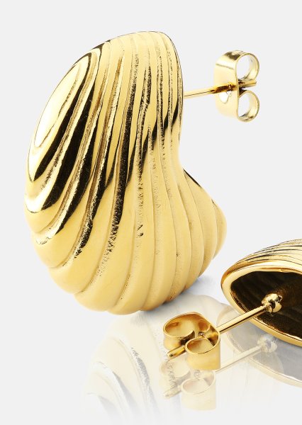 Pendiente Oceana - 18k Chapado en oro