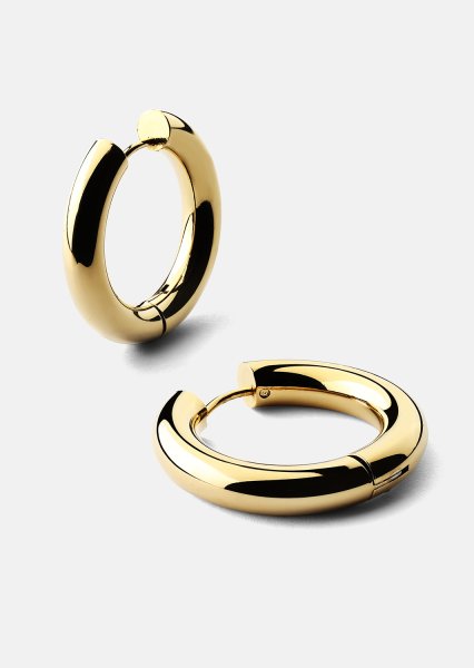 Luna Pendiente - 18k Chapado en oro