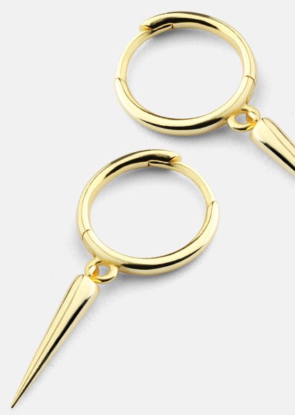 Spira Pendiente - 18k Chapado en oro