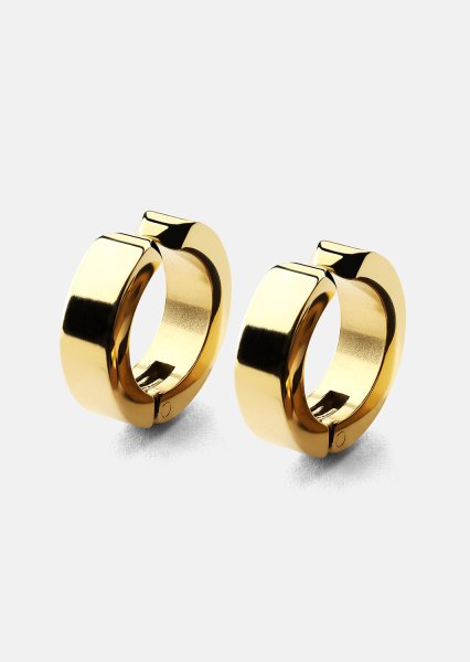 Pendiente Petite Hoop - 18k Chapado en oro