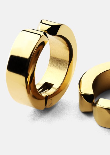 Pendiente Petite Hoop - 18k Chapado en oro