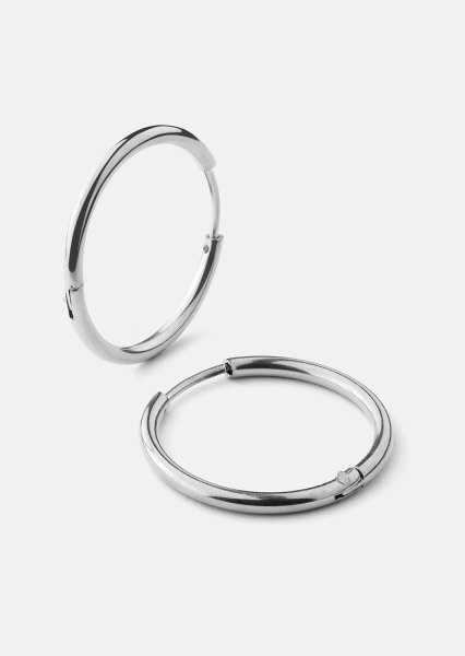 Pendiente Classic Medium - Chapado en plata
