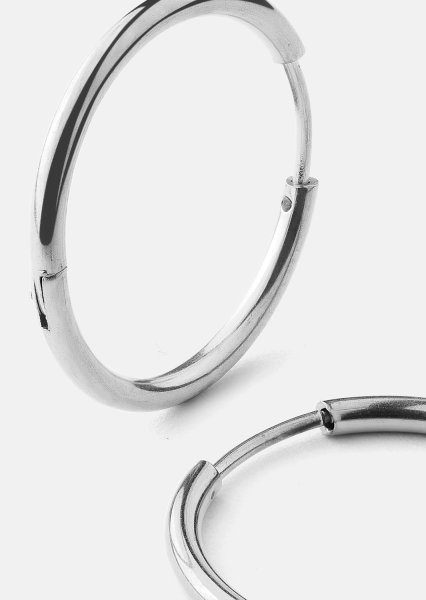 Pendiente Classic Medium - Chapado en plata