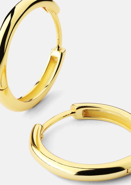 Pendiente Shine Hoops - 18k Chapado en oro