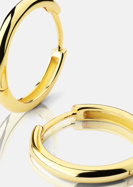 Pendiente Shine Hoops - 18k Chapado en oro