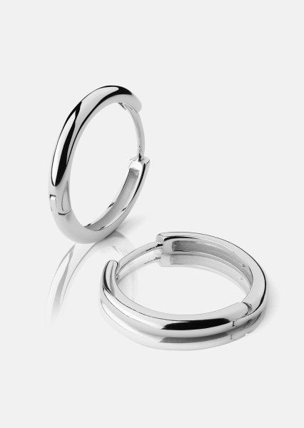 Pendiente Shine Hoops - Chapado en plata