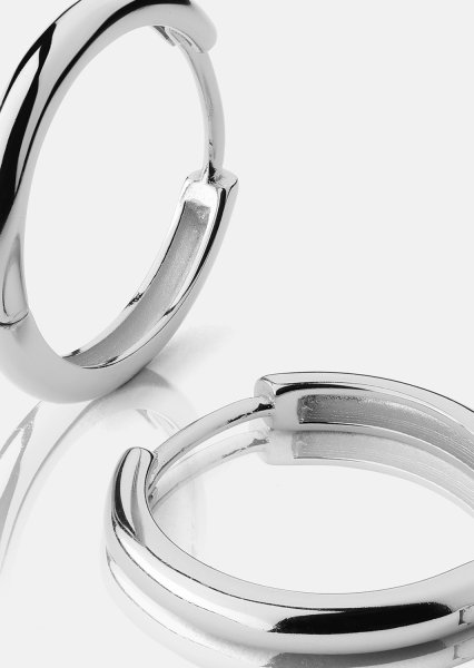 Pendiente Shine Hoops - Chapado en plata