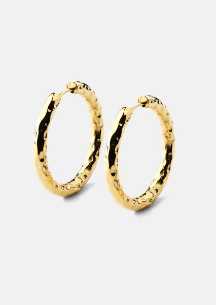 Pendiente Everyday Hoops - 18k Chapado en oro