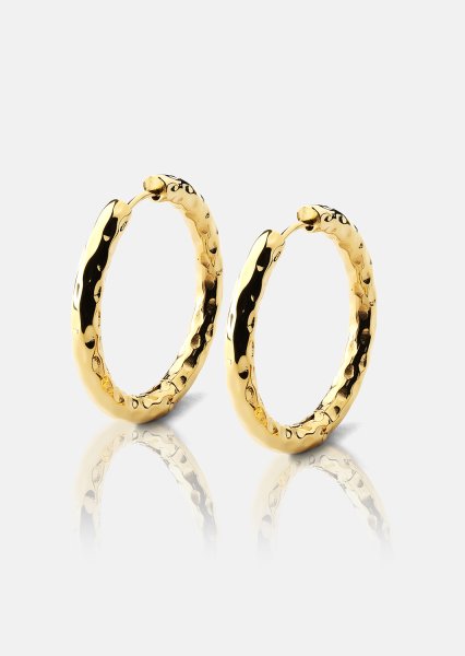 Pendiente Everyday Hoops - 18k Chapado en oro