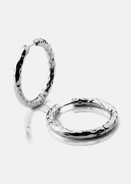 Pendiente Everyday Hoops - Chapado en plata