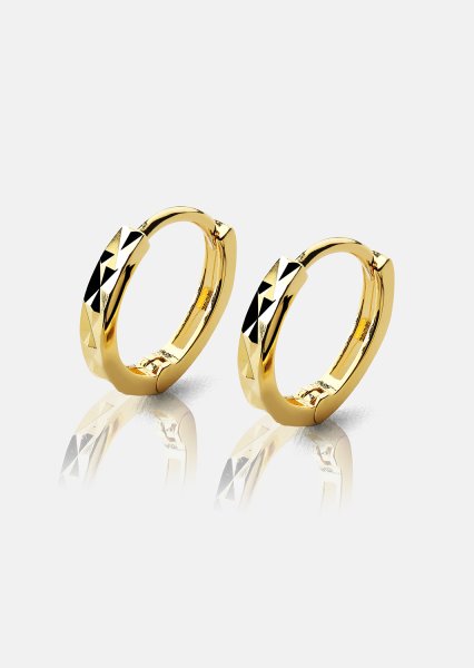 Anni Lu Pendientes – 18k Chapados en oro