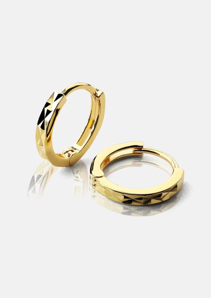 Anni Lu Pendientes – 18k Chapados en oro