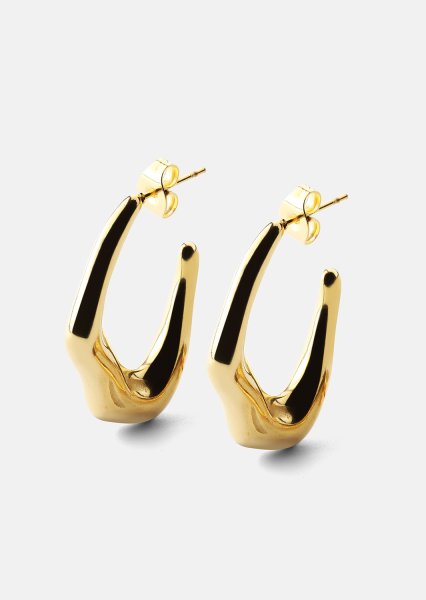 Pendiente Bold Drops - 18k Chapado en oro