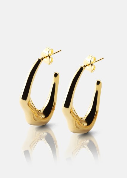 Pendiente Bold Drops - 18k Chapado en oro