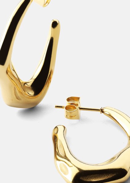 Pendiente Bold Drops - 18k Chapado en oro