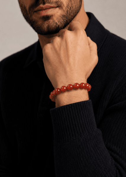 Pulsera de cuentas Crimson Aura
