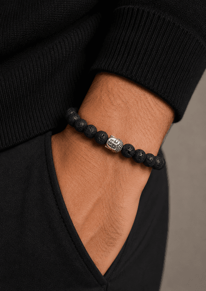 Pulsera de cuentas Ebon Guardian
