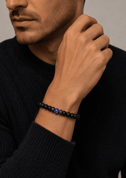 Pulsera de cuentas Obsidian Legacy