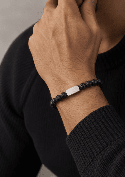 Pulsera de cuentas Obsidian Ridge