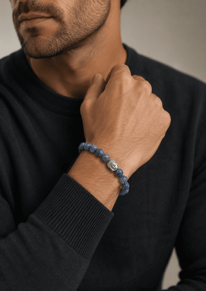 Pulsera de cuentas Obsidian Veil