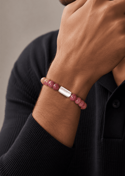 Pulsera de cuentas Rosy Edge