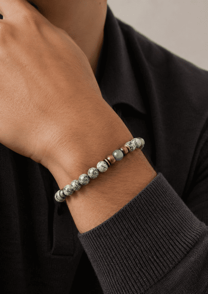 Pulsera de cuentas Verdant Nexus