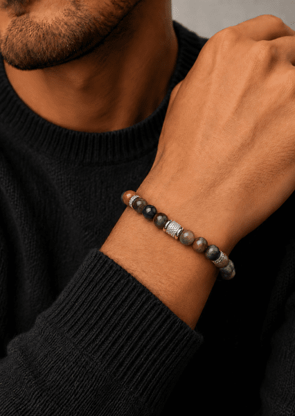 Pulsera de cuentas Verdant Nexus