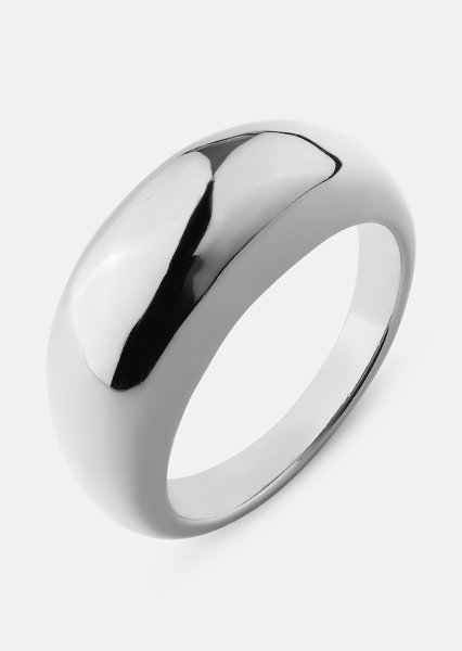 Golden Bold Anillo - Chapado en plata