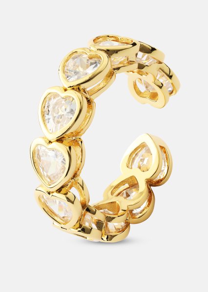 Anillo Heartfelt Love - 18k Gold Plated