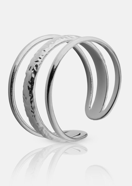 Anillo Layer – Chapado en plata