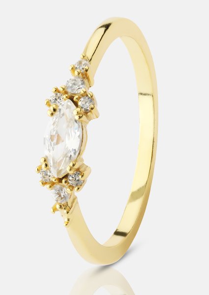 Elysia Anillo - 18k Chapado en oro