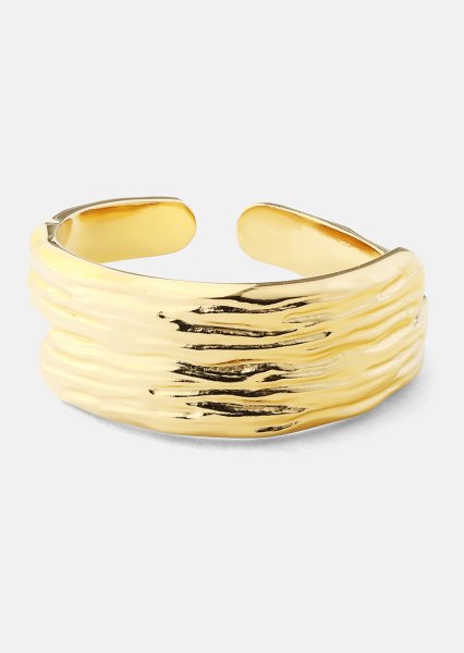 Wavena Anillo - 18k Chapado en oro