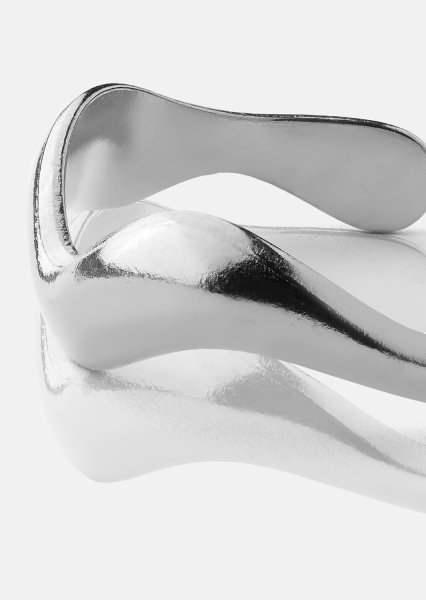 Anillo Vira - Chapado en plata
