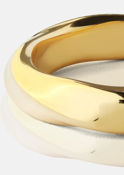 Anillo Swirl - Chapado en oro de 18k