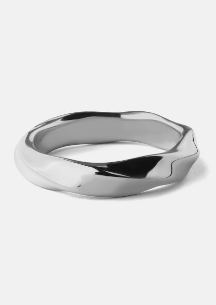 Anillo Swirl - Chapado en plata