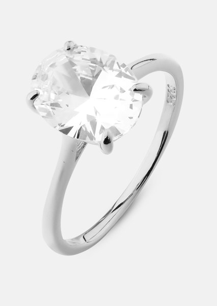 Anillo Clarity - Chapado en plata