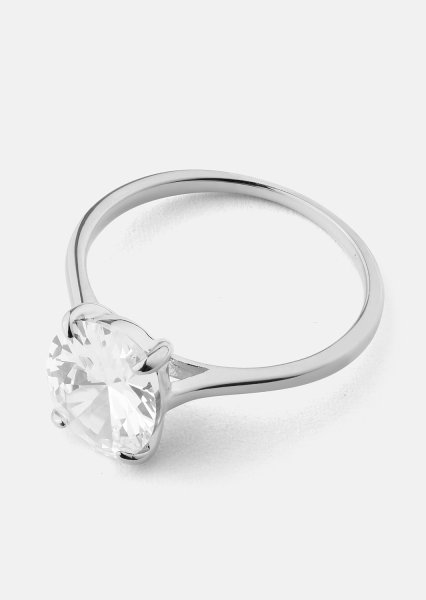 Anillo Clarity - Chapado en plata