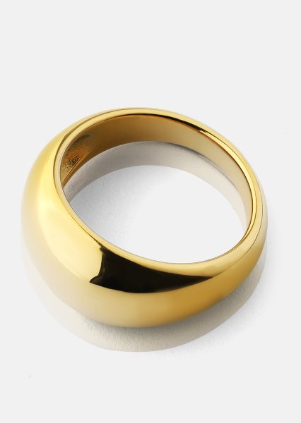 Anillo Harmonia - Chapado en oro de 18k