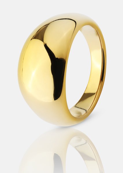 Anillo Harmonia - Chapado en oro de 18k
