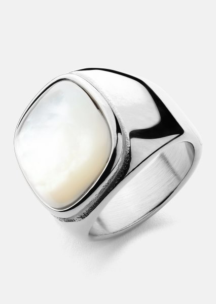 Anillo Blanche - Chapado en plata