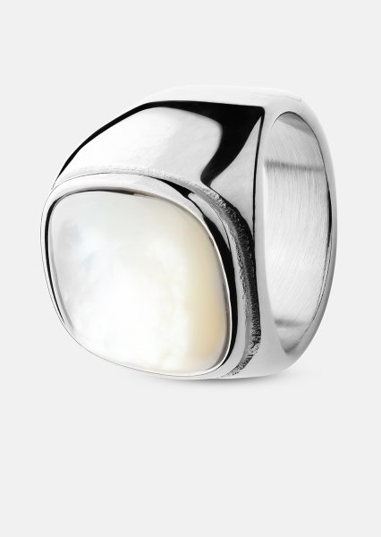 Anillo Blanche - Chapado en plata