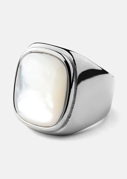 Anillo Blanche - Chapado en plata